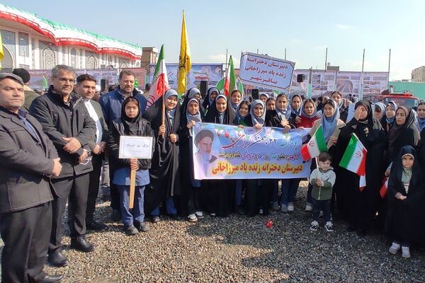 راهپیمایی ۲۲بهمن در کهریزک و باقرشهر