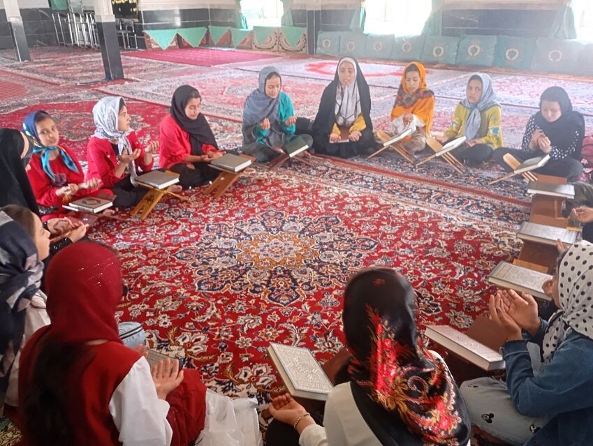 برگزاری کلاس تابستانی قرآن در روستای گزکوه