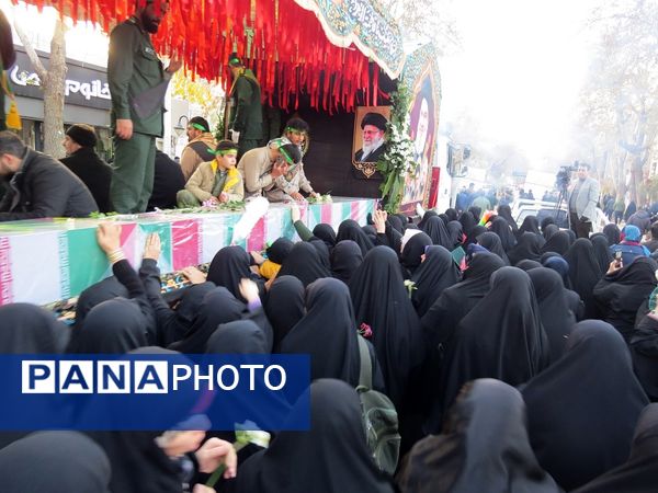 استقبال از شهدای گمنام در شهرستان بجنورد 