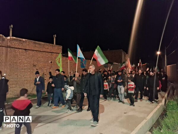 مراسم چهلم رهبر شهید و کودکان میناب