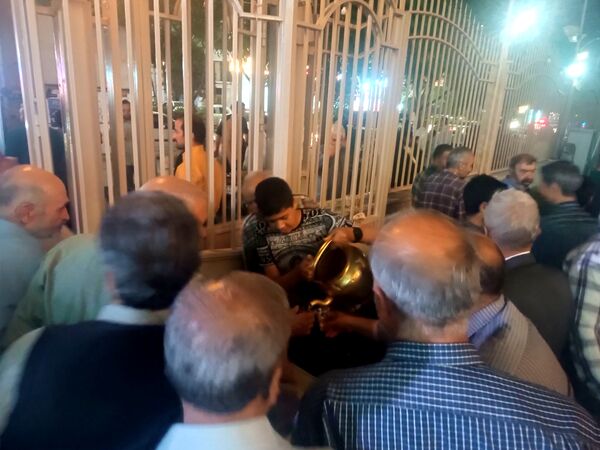 مراسم نخستین سالگرد شهادت شهدای خدمت در مسجد الهادی نیشابور 