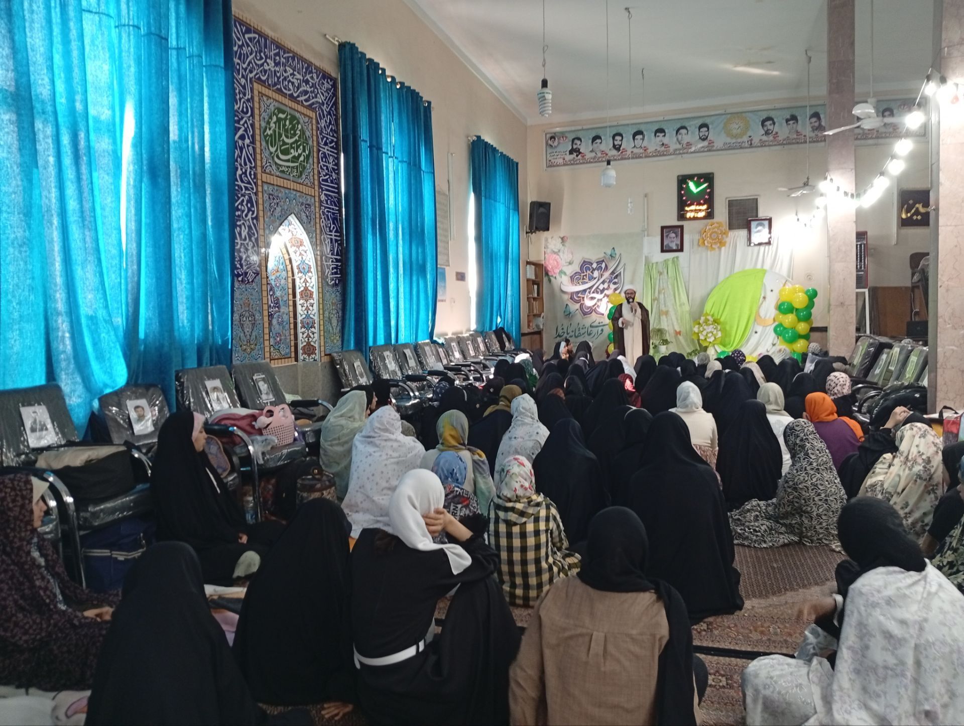برگزاری مراسم اعتکاف در مسجد اعظم دارالقرآن امام خمینی نیشابور 