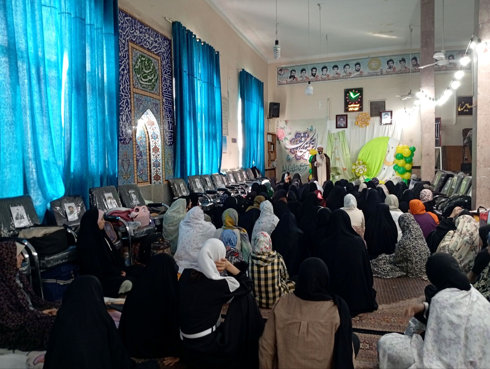 برگزاری مراسم اعتکاف در مسجد اعظم دارالقرآن امام خمینی نیشابور 