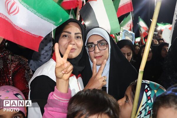 موج چهل و دوم از اجتماع سهمگین مردم باشتی به قلب سیاه صهیونیست
