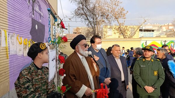 مراسم زنگ مقاومت در دبستان امیرمعزی 
