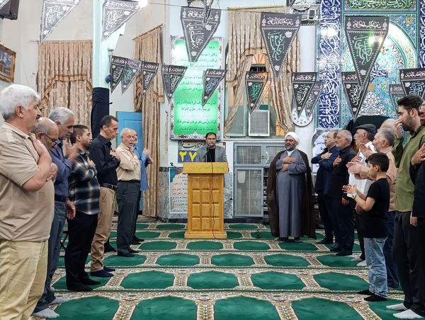 عزاداری سالروز شهادت امام حسن عسکری (ع) در مسجد صاحب‌الزمان آشخانه