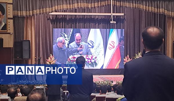 آیین نکوداشت خیر مدرسه ساز عبدالرضا وکیلی با حضور وزیر آموزش و پرورش در نیشابور 