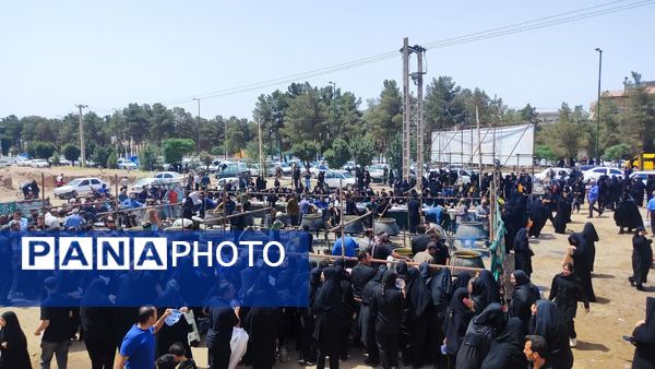 برگزاری مراسم شیرخوارگان حسینی در شهر بادرود 