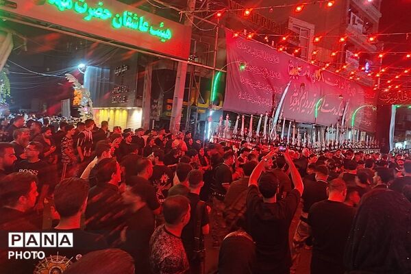 مراسم تاسوعای حسینی در شهرستان قدس