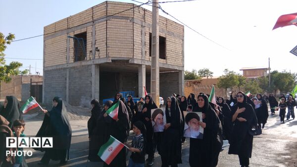 شورِ ارادت؛ رباط مراد در قاب تشییع نمادین رهبر شهید انقلاب