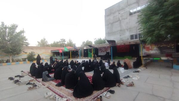 برگزاری هیئت دانش‌آموزی دختران حاج قاسم