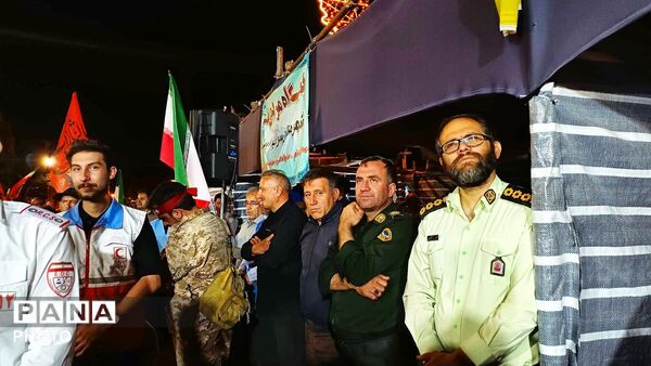 خیابان شهدای سراب در آستانه اربعین رهبر شهید
