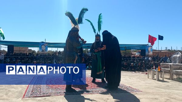 مراسم تعزیه‌خوانی شهادت امام رضا(ع) شهرستان میان جلگه نیشابور 