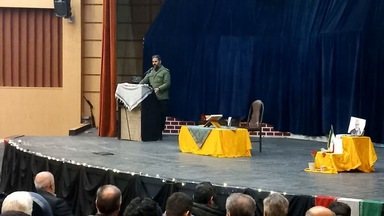 مراسم پنجمین سالگرد سردار دلها در تاکستان 