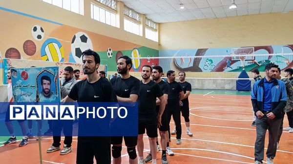 افتتاحیه مسابقات والیبال به‌مناسبت دهه مبارک فجر در نیشابور