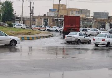 بارانِ رهایی‌بخش خوزستان؛ آب‌گرفتگی در برخی مناطق خوزستان