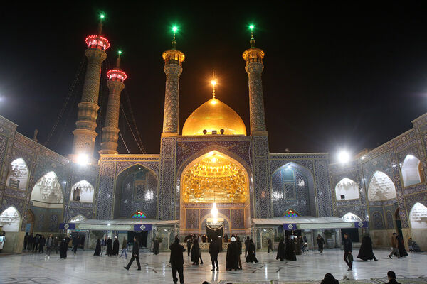 مراسم عزاداری سالروز شهادت امام هادی(ع) در حرم حضرت معصومه(س)