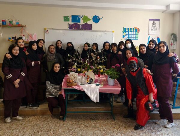 برگزاری جشنواره هفت سین در مدارس ملارد به مناسبت فرا رسیدن سال جدید و نورز باستانی 