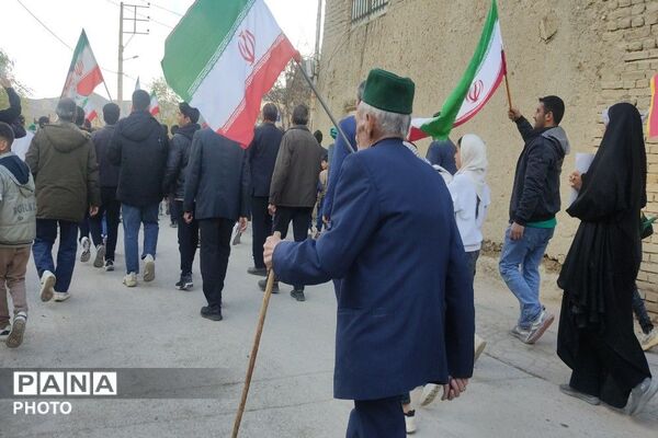 راهپیمایی اربعین شهادت قائد امت در شهر بار نیشابور-۲
