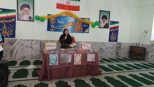 شور انقلابی و شمیم مهدوی در دبیرستان تمام تشکیلاتی الزهرا(س) شهرستان سرخس