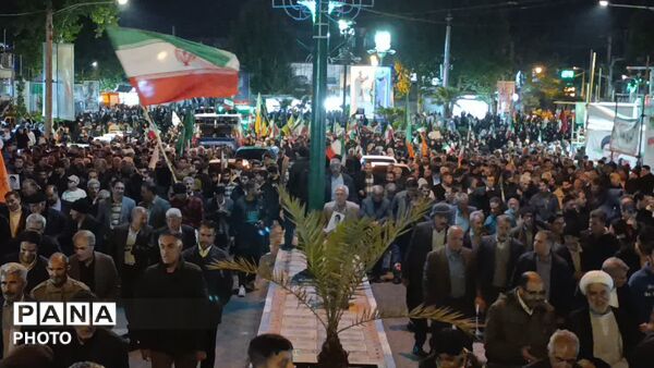  اقتدار مردم شهرستان کوهدشت در شب پنجاه و هشت از اجتماعات شبانه 