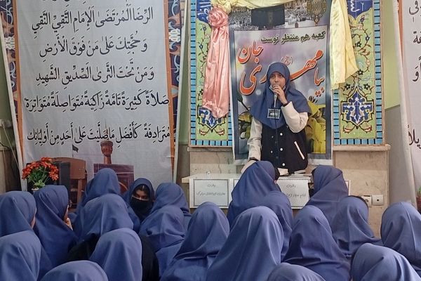 جشن نیمه‌شعبان در دبیرستان دکتر جواد حداد۲ ناحیه پنج مشهد