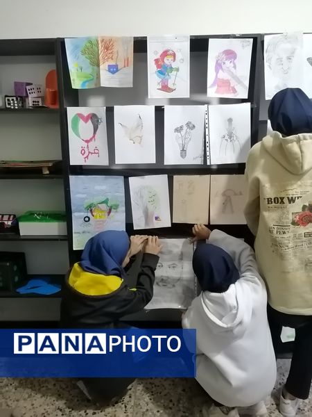 جشنواره ماها در دبیرستان میثاق منطقه تبادکان مشهد