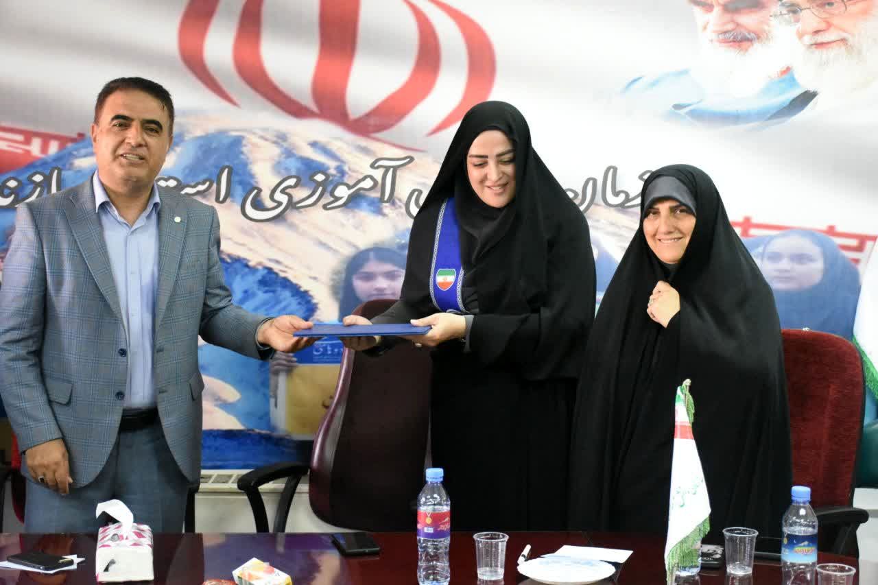 آیین تکریم و معارفه سرپرست سازمان دانش‌آموزی مازندران 