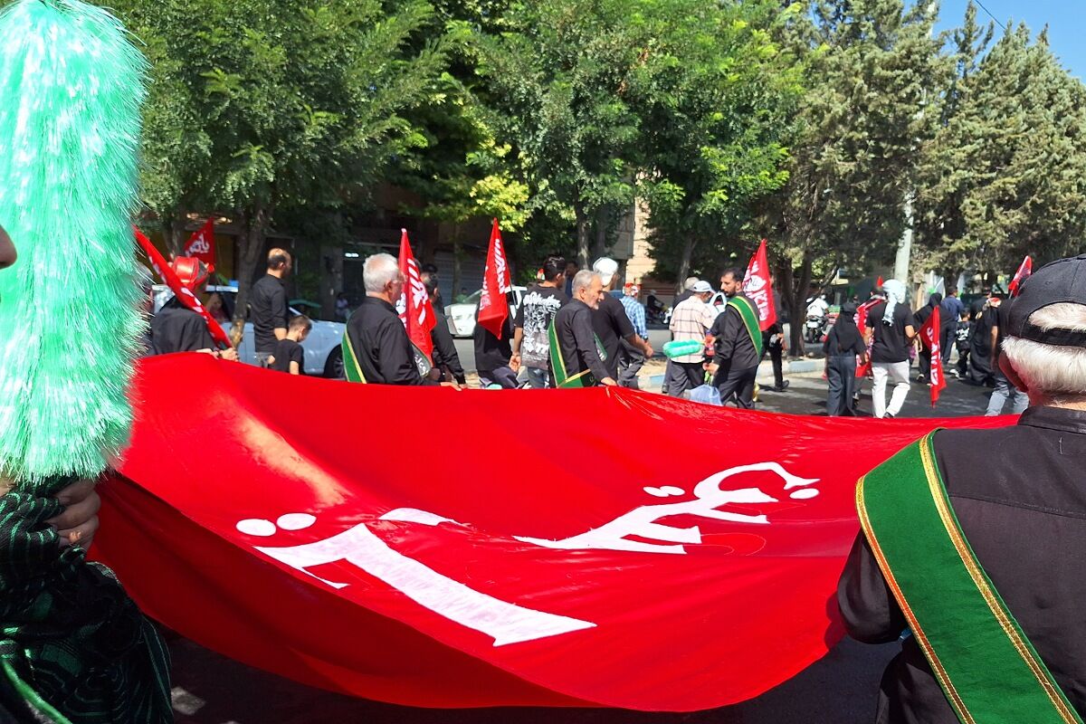 راهپیمایی جاماندگان اربعین در شهریار