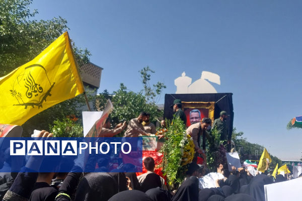 شیراز میزبان پیکر مطهر یکی از سرداران بزرگ انقلاب