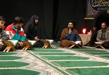 برگزاری هیات منتسب به حضرت رقیه(س) بسیج دانش‌آموزی در دبیرستان ابن‌سینا رودهن