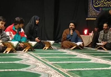 برگزاری هیات منتسب به حضرت رقیه(س) بسیج دانش‌آموزی در دبیرستان ابن‌سینا رودهن