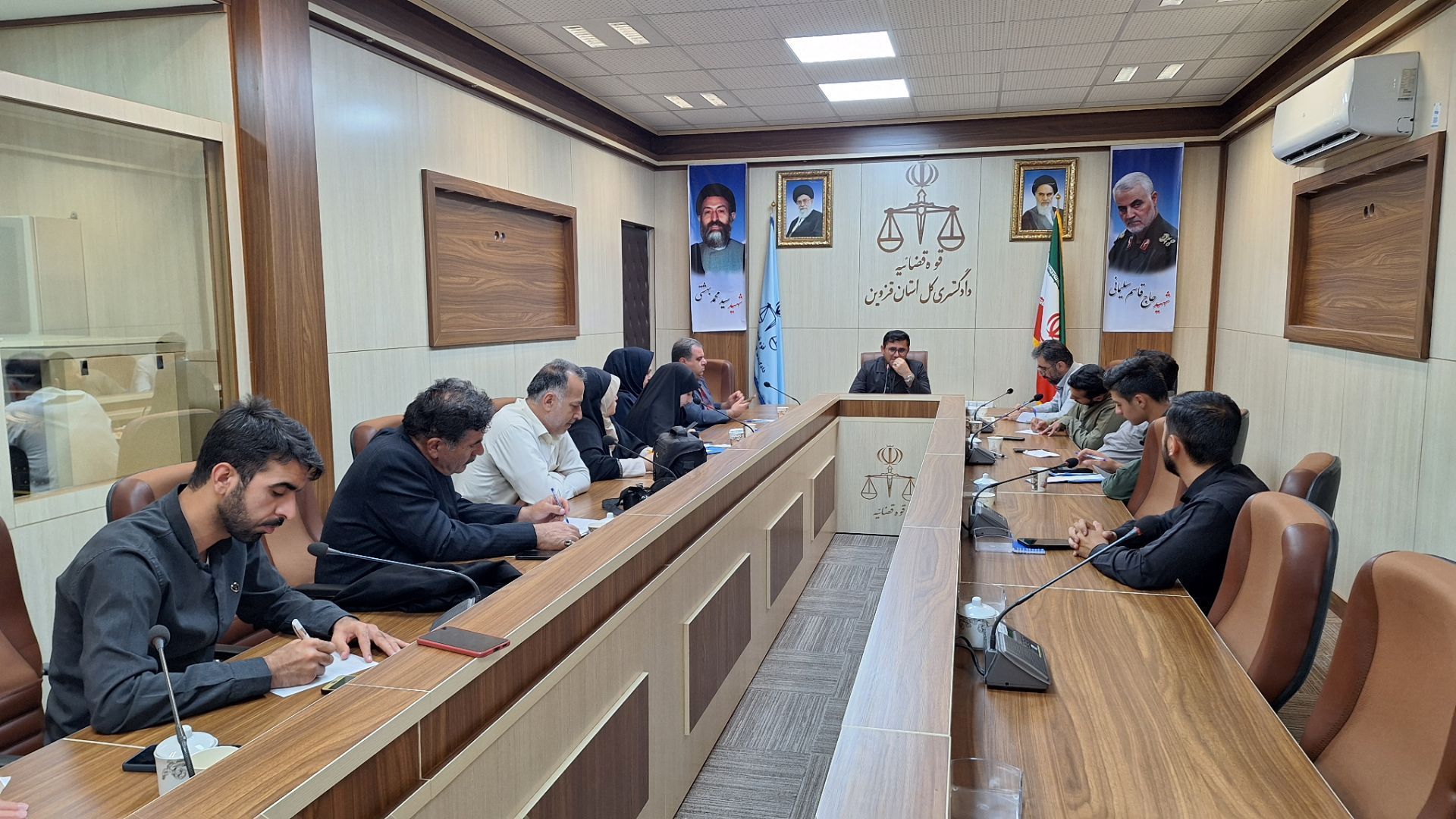 نشست خبری دادستان شهرستان تاکستان برگزار شد