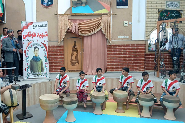 افتتاح طرح شهید طوقانی در شهرستان آباده