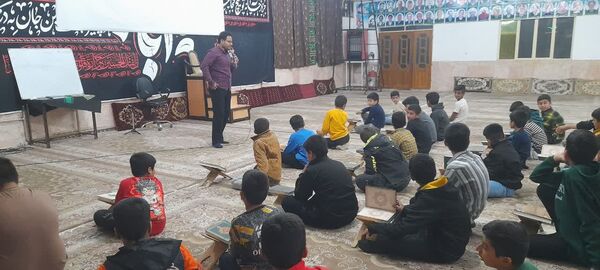 جلسه قرآنی و آموزش تخصصی قرائت قرآن کریم شهدای فدافن