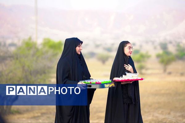 مراسم پیاده‌روی جاماندگان اربعین حسینی شهرستان فراشبند‌