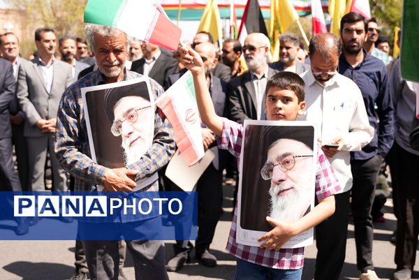 راهپیمایی روز قدس در یزد