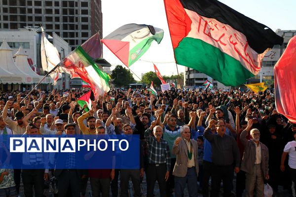 از مشهد تا قدس،اجتماع سراسری فریاد فلسطین در حمایت از ملت مظلوم فلسطین