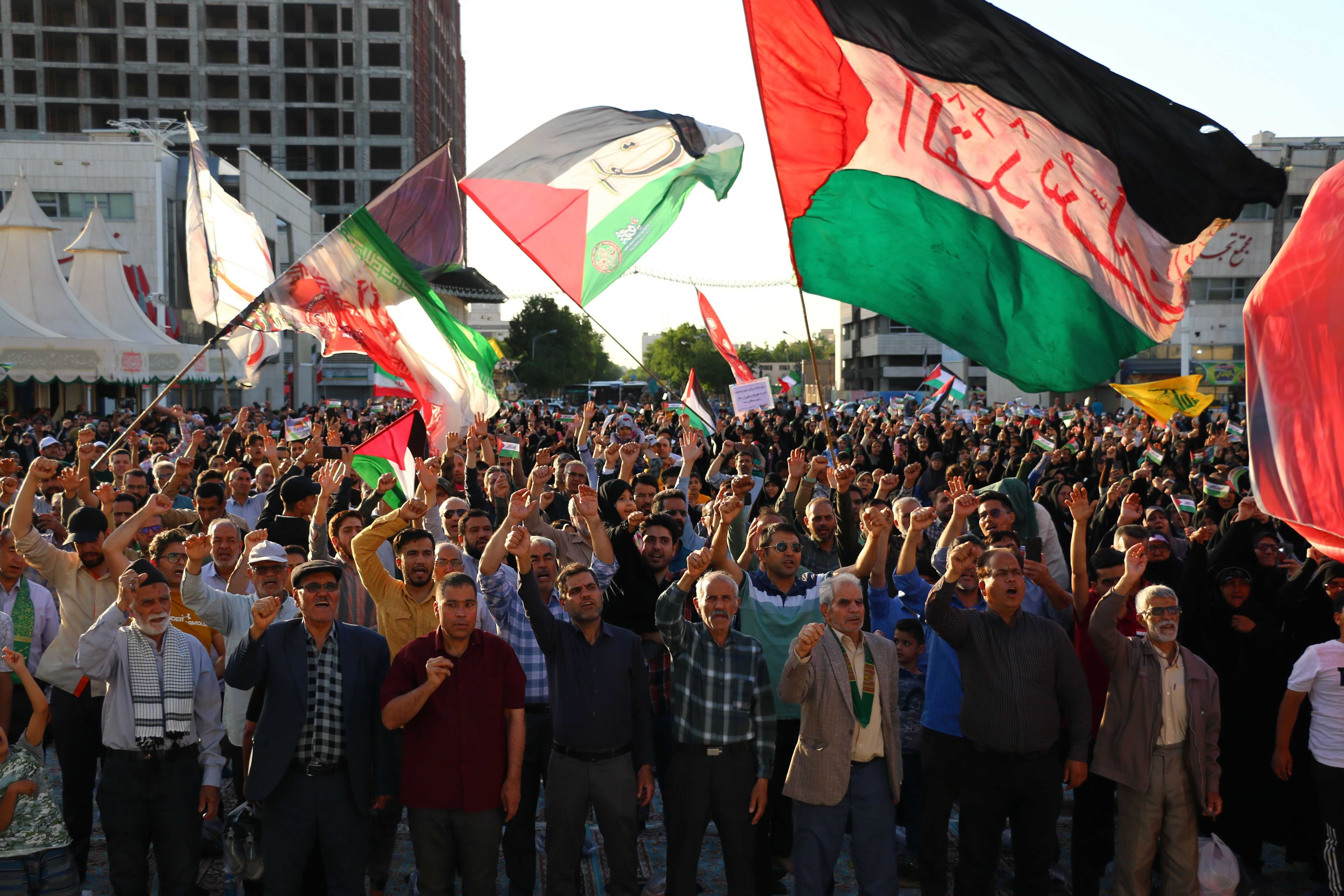 از مشهد تا قدس،اجتماع سراسری فریاد فلسطین در حمایت از ملت مظلوم فلسطین
