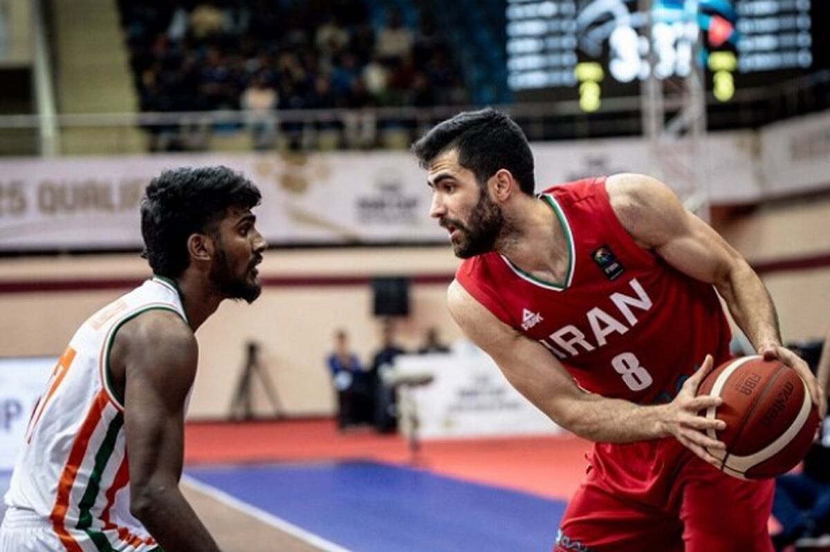 دومین پیروزی ملی‌پوشان ایران در بسکتبال مقدماتی جام آسیا