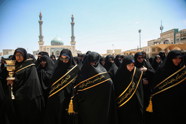 عزاداری سالروز شهادت امام جواد(ع) در حرم حضرت معصومه(س)