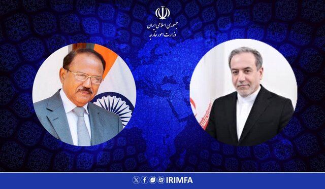 تأکید ایران و هند بر نیاز فوری برای توقف تنش‌های منطقه‌ای