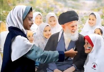 روایت حضور دانش‌آموزان یزدی در موکب دبستانی‌های یزد