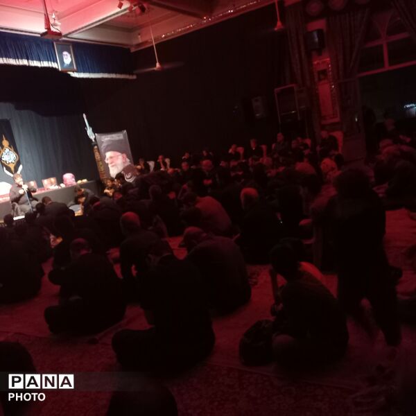 آیین عزاداری شب نهم محرم در هیئت شاهزاده علی اکبر 