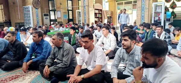 حضور ۲۰۰ نفر از بسیجیان نورآباد در یادمان شهدای عملیات مرصاد