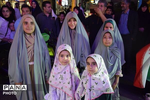 زیباترین تصویر از شب‌های همبستگی مردم کرج 