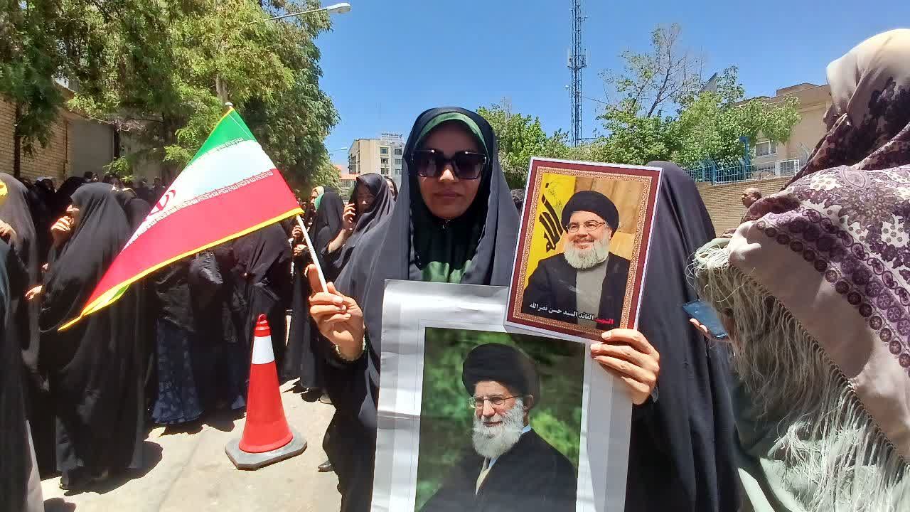 راهپیمایی جمعه نصر و خشم در یاسوج
