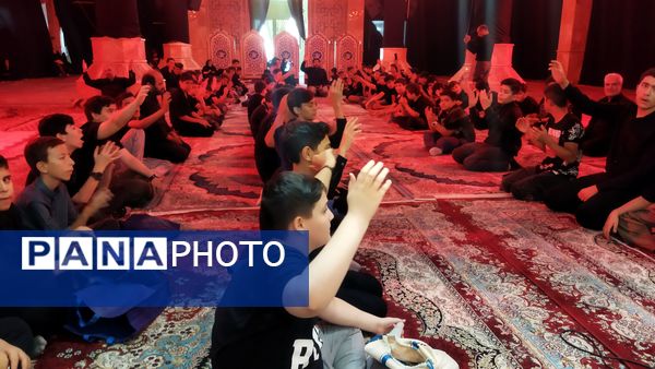 سوگواره احلی من العسل با حضور دانش آموزان اسلامشهری