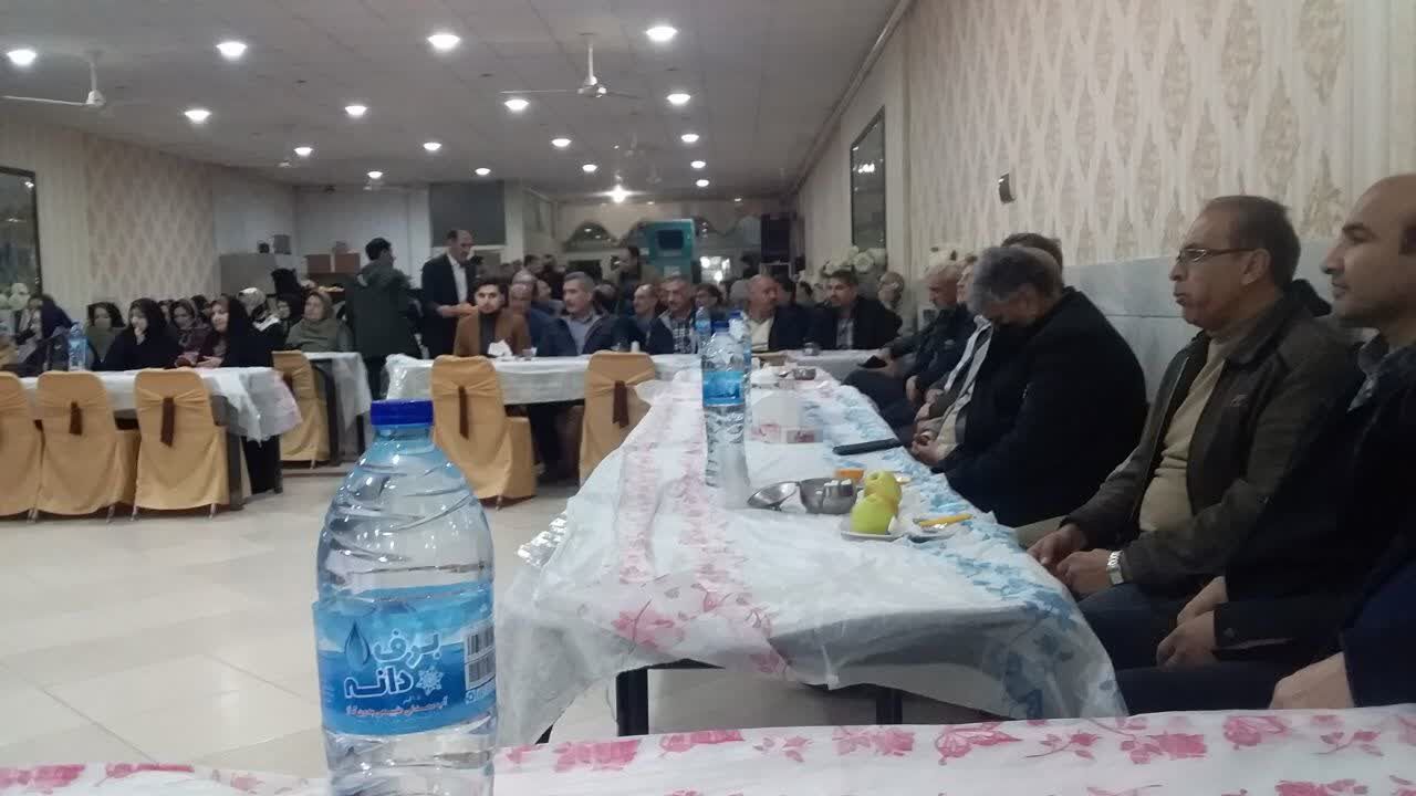 مراسم تجلیل از بازنشستگان سال ۱۴٠۳ آموزش و پرورش شیروان