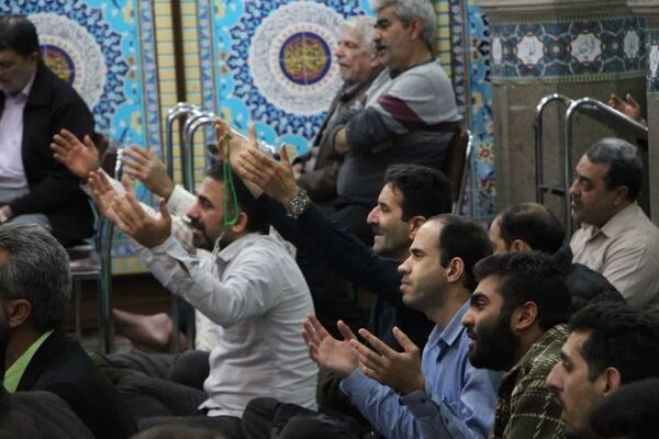 مراسم چهلم شهدای فتنه آمریکایی، صهیونیستی در امامزاده سید نصرالله یزد